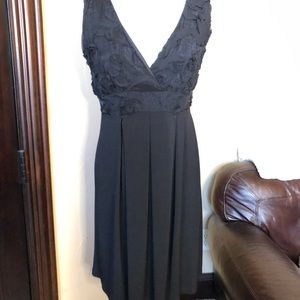 Black floral Dress Size12